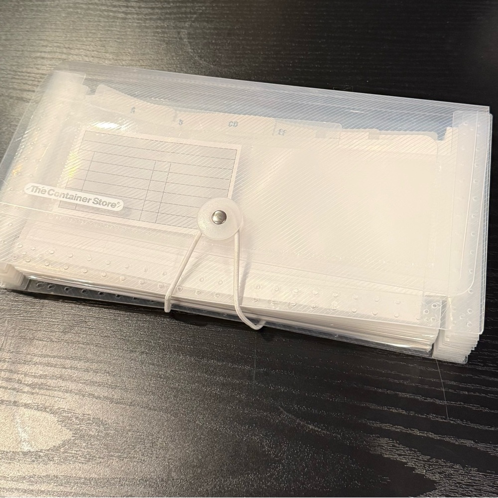 The Container Store Clear Document Organizer